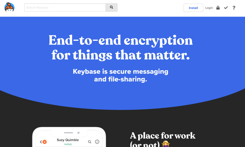 Баннер Keybase
