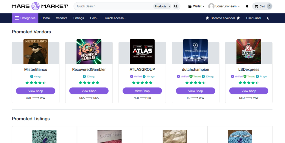 Баннер MarsMarket