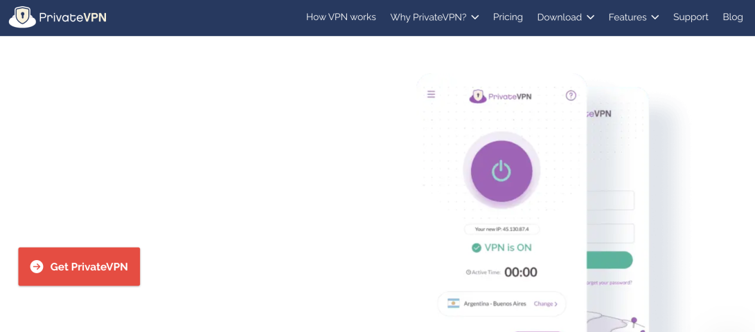 Баннер PrivateVPN