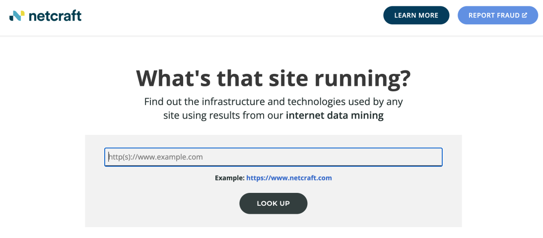 Баннер netcraft