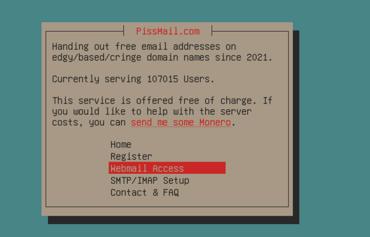 Баннер PissMail