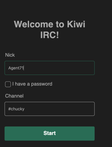 Баннер Kiwi IRC
