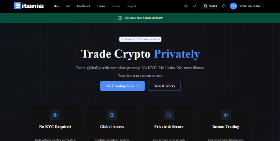 Баннер Bitania