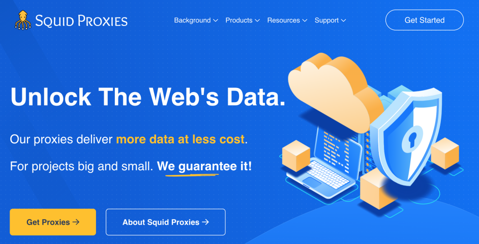 Баннер SquidProxies