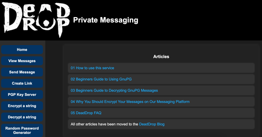 Баннер Dead Drop