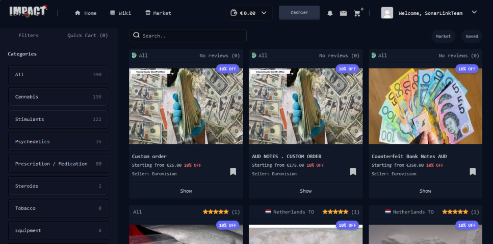 Баннер Impact Market