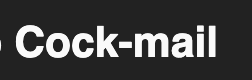 Cock.li (Cock-mail)